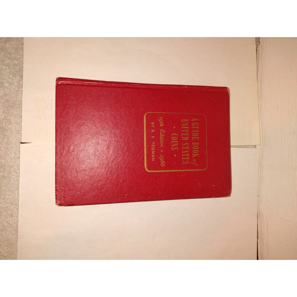 vintage United States Coin Book 19th Edition 1966 Whitman